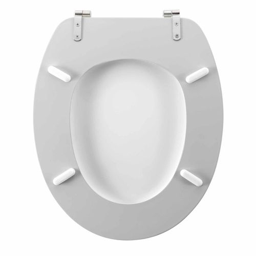 Abattant Wc Imprimé "effet Marbre" 46cm Blanc
