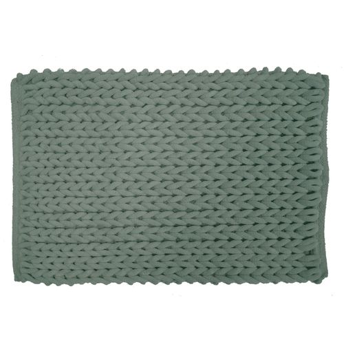 Tapis De Bain En Chenille Douce Antidérapant - 50x80 Cm - Kaki