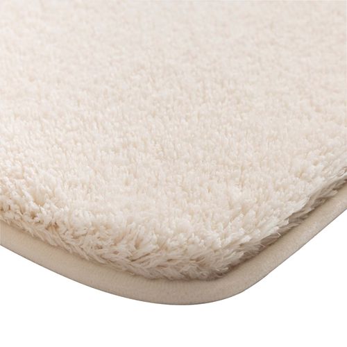 Tapis De Bain Antidérapant En Microfibre - 50x80 Cm - Naturel