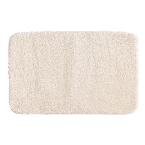 Tapis De Bain Antidérapant En Microfibre - 50x80 Cm - Naturel