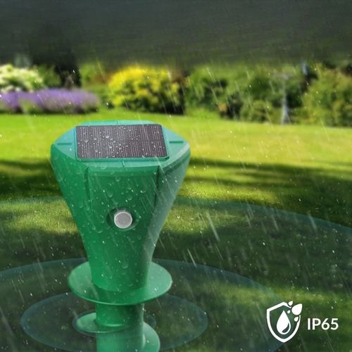 Répulsif Taupes Solaire Étanche Avec Vibrations Et Fréquences Variables Pour Jardin