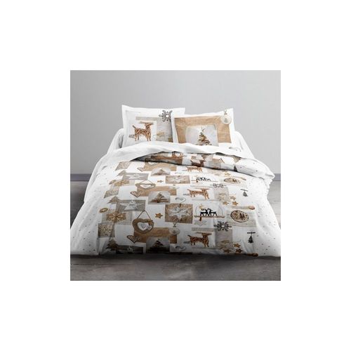 Parure De Lit Coton 220x240 Cm Today Snow Deer