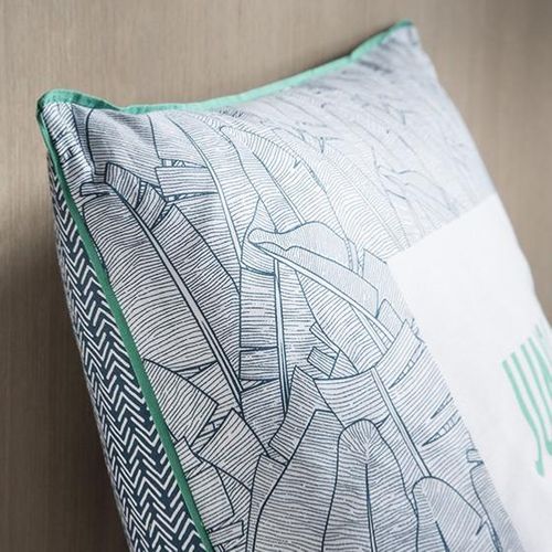 Housse De Couette Jungle Dream Bleu/vert, 240x260cm,  100% Coton