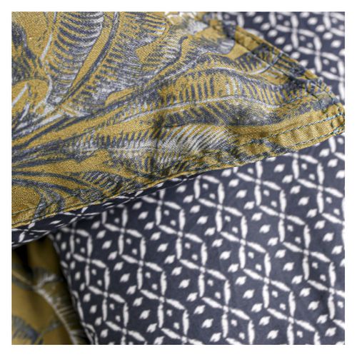 Parure De Lit Coton 2 Personnes Imprimé Jungle Sunshine Marron