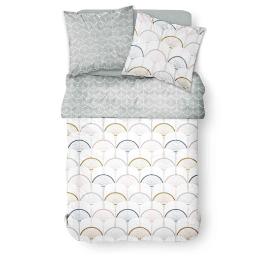 Parure De Lit Sunshine 6.23 Imprimé Blanc Graphique 240x220 Cm