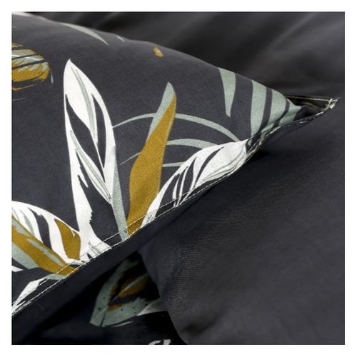 Parure De Lit 2 Personnes Imprimé Floral Coton Sunshine Will Bleu