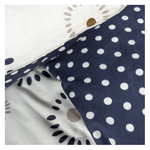 Parure De Lit 2 Personnes Imprimé Graphique Coton Sunshine Alice Beige