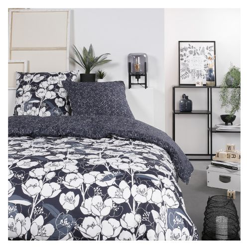 Parure De Lit Coton Zippée 2 Personnes Imprimé Floral Mawira