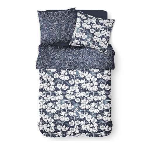 Parure De Lit Coton Zippée 2 Personnes Imprimé Floral Mawira