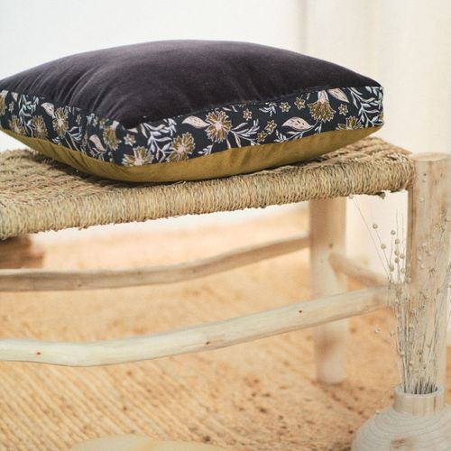 Coussin Décoration Réversible Indies Yuga Bronze