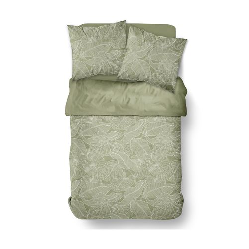 Parure De Lit - Sunshine - 240 X 220 Cm - 2 Personnes - Coton Imprimé Floral