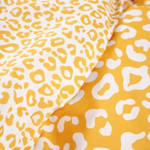 Parure De Lit Enfant Funny - 140x200 Cm - 100% Coton - Imprimé Léopard