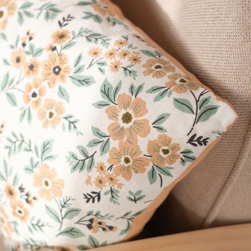 Coussin Forme Imprimé Animalier Coton Funny Liberty Rose