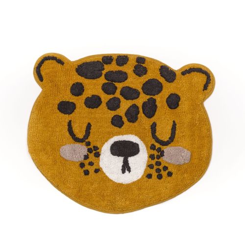 Tapis Tufté Animalier Coton Funny Marron