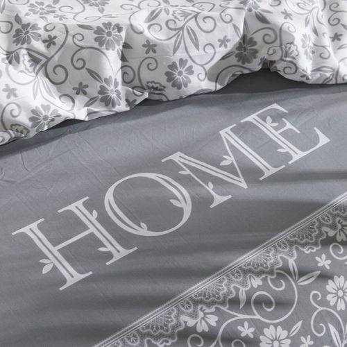 Parure De Lit - Housse De Couette 220x240 + 2 Taies D Oreiller 63x63 - 100% Coton 57 Fils - Capucine