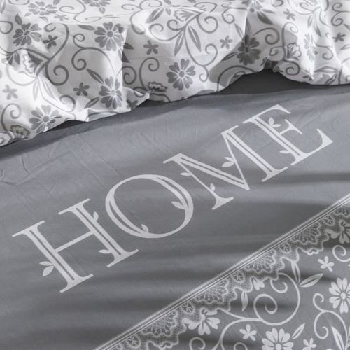 Parure De Lit - Housse De Couette 220x240 + 2 Taies D Oreiller 63x63 - 100% Coton 57 Fils - Capucine