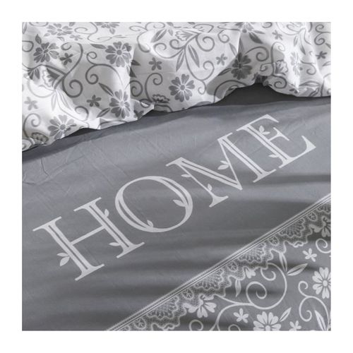 Parure De Lit   Housse De Couette 260x240 + 2 Taies D Oreiller 63x63  100% Coton 57 Fils  Capucine