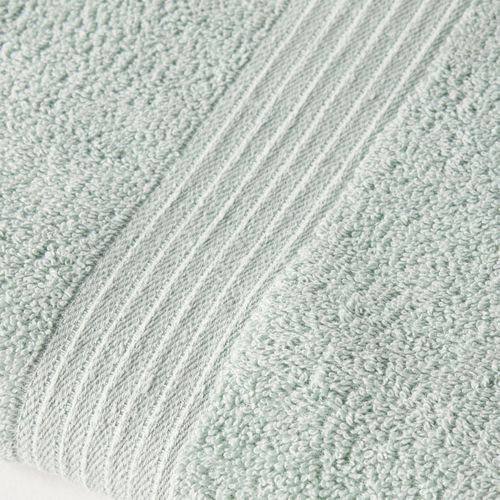 Lot De 2 Serviettes De Toilette 50x90 Cm 100% Coton - Celadon