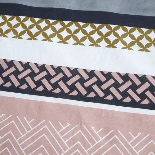 Parure De Lit 2 Personnes - Sunshine 15.9 - 220 X 240 Cm - 100% Coton Imprimé