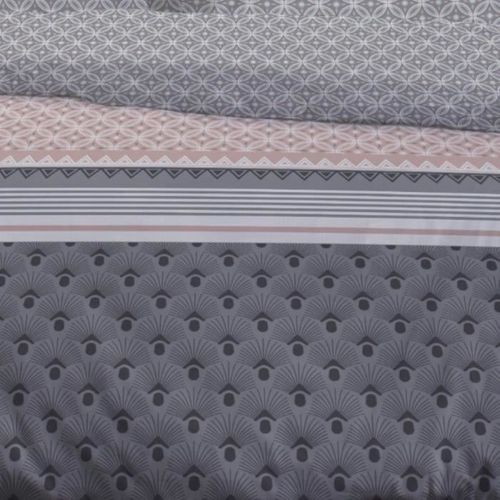 Parure De Lit 2 Personnes - Sunshine 15.36 - 220 X 240 Cm - 100% Coton Imprimé