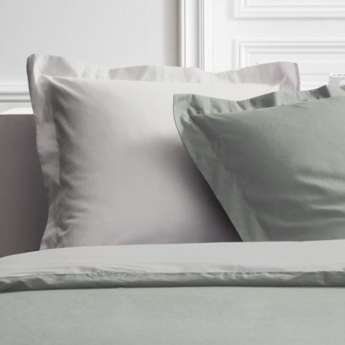 Parure De Lit 2 Personnes Bicolore Coton Prestige Beige