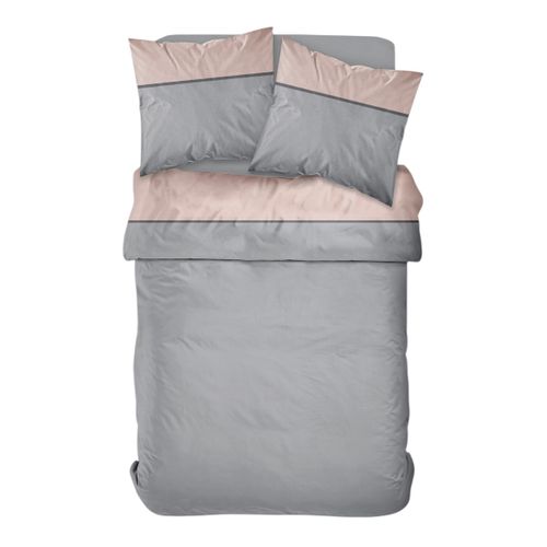 Parure De Lit 2 Personnes Coton Prestige Rose