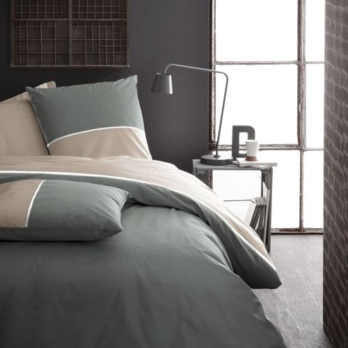 Parure De Lit 2 Personnes Coton Prestige Beige