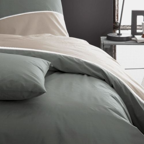 Parure De Lit 2 Personnes Coton Prestige Beige