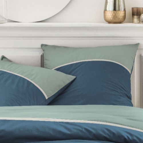 Parure De Lit 2 Personnes Coton Prestige Vert