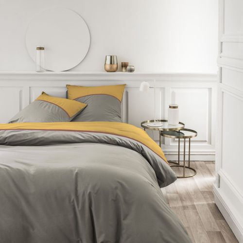 Parure De Lit 2 Personnes Coton Prestige Jaune