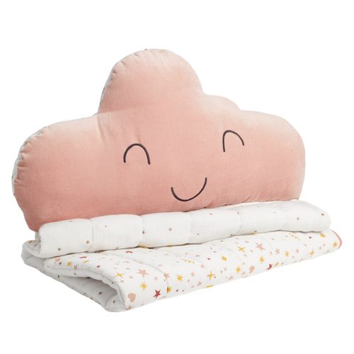 Sac De Couchage Enfant Coton La Tete Dans Les Nuages Blanc