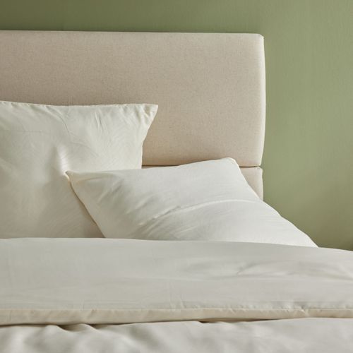 Parure De Lit Motif Embossé Matcha Blanc