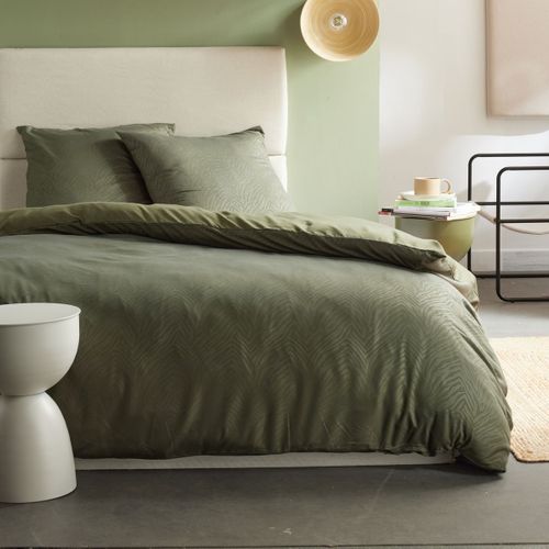 Parure De Lit Motif Embossé Matcha Vert