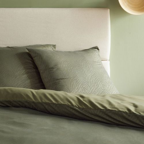 Parure De Lit Motif Embossé Matcha Vert