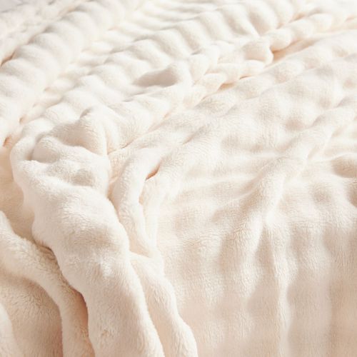 Plaid Damier Uni Matcha Blanc