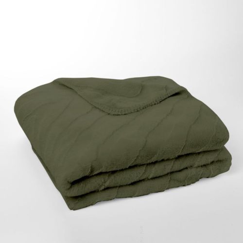 Plaid Jacquard Zébré Matcha