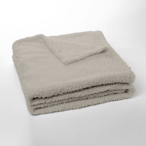 Plaid Teddy Bien Au Chaud Beige