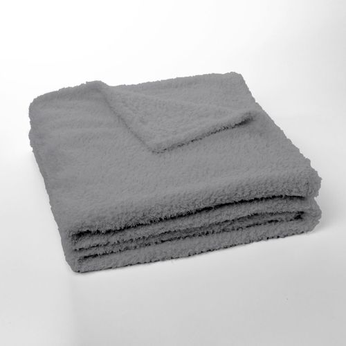 Plaid Teddy Bien Au Chaud Gris