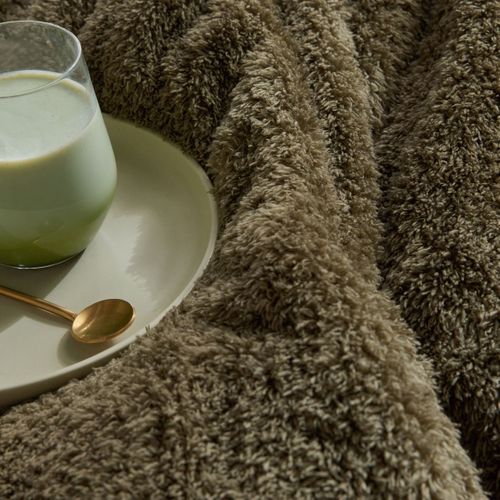Plaid Polaire Uni Matcha