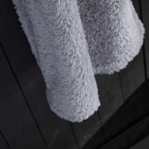 Plaid Teddy Bien Au Chaud Gris