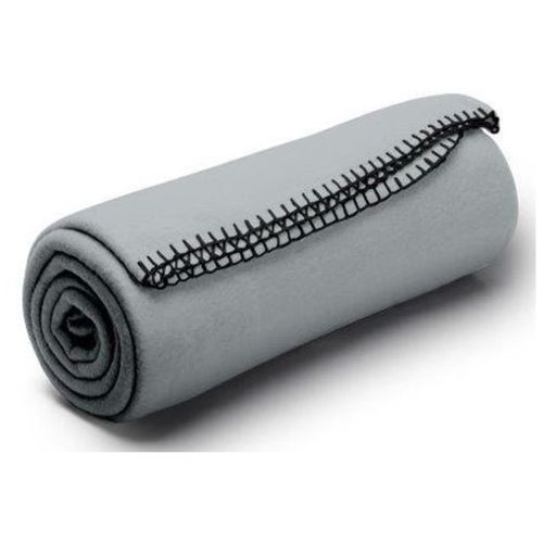 Plaid Polaire Uni Bien Au Chaud Gris