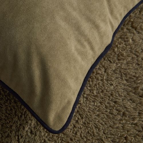 Coussin Rectangulaire Déhoussable Uni Moka Vert