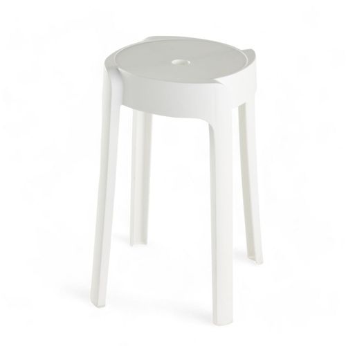 Tabouret Empilable Plastique Equipment Blanc