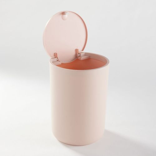 Poubelle 8,5 L Avec Couvercle Poussoir Bathroom Rose