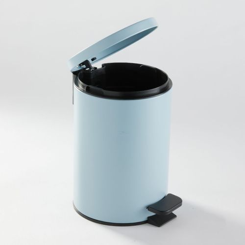 Poubelle 3l Avec Pédale Métal Bathroom Bleu