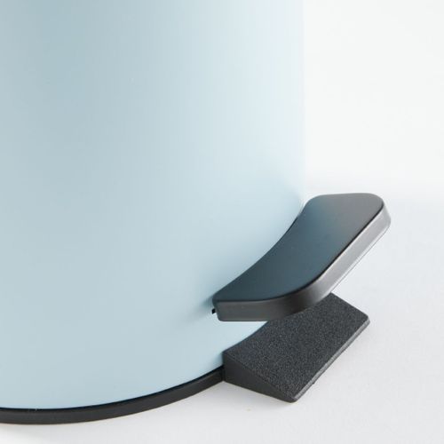 Poubelle 3l Avec Pédale Métal Bathroom Bleu