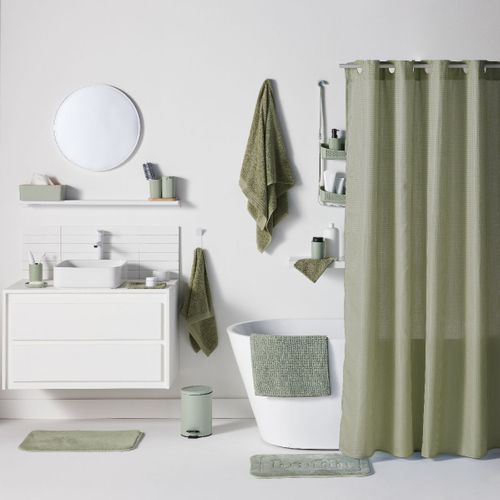 Poubelle 3l Avec Pédale Métal Bathroom Vert