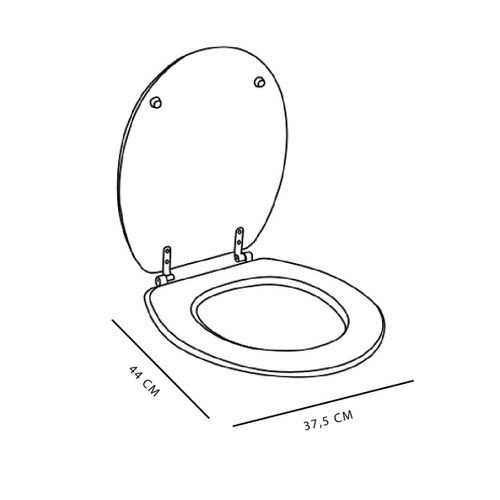 Abattant Wc Bois Bathroom Rose