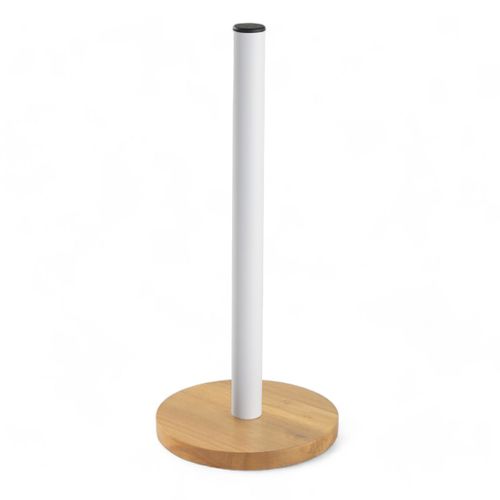 Dérouleur Essuie-tout En Bois Et Métal Kitchen Blanc