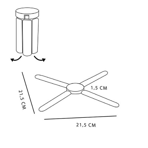 Dessous De Plat Pliant Compact Kitchen Rose